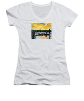 The Rocky Hill Glastonbury Ferry Glastonbury Connecticut  - Women's V-Neck