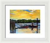 The Rocky Hill Glastonbury Ferry Glastonbury Connecticut  - Framed Print