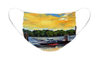 The Rocky Hill Glastonbury Ferry Glastonbury Connecticut  - Face Mask