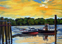 The Rocky Hill Glastonbury Ferry Glastonbury Connecticut  - Puzzle