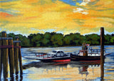 The Rocky Hill Glastonbury Ferry Glastonbury Connecticut  - Puzzle