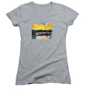 The Rocky Hill Glastonbury Ferry Glastonbury Connecticut  - Women's V-Neck
