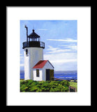 Goat Island Lighthouse Maine - Framed Print