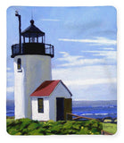 Goat Island Lighthouse Maine - Blanket