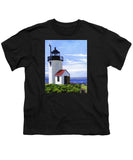 Goat Island Lighthouse Maine - Youth T-Shirt