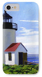 Goat Island Lighthouse Maine - Phone Case