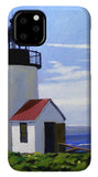 Goat Island Lighthouse Maine - Phone Case