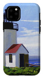 Goat Island Lighthouse Maine - Phone Case