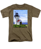 Goat Island Lighthouse Maine - Men's T-Shirt  (Regular Fit)