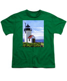Goat Island Lighthouse Maine - Youth T-Shirt