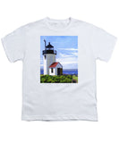 Goat Island Lighthouse Maine - Youth T-Shirt