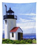 Goat Island Lighthouse Maine - Tapestry