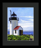 Goat Island Lighthouse Maine - Framed Print