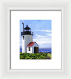 Goat Island Lighthouse Maine - Framed Print