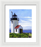 Goat Island Lighthouse Maine - Framed Print