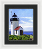 Goat Island Lighthouse Maine - Framed Print