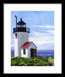 Goat Island Lighthouse Maine - Framed Print