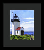 Goat Island Lighthouse Maine - Framed Print