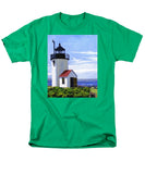 Goat Island Lighthouse Maine - Men's T-Shirt  (Regular Fit)