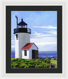 Goat Island Lighthouse Maine - Framed Print