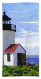 Goat Island Lighthouse Maine - Bath Towel