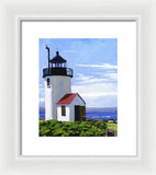Goat Island Lighthouse Maine - Framed Print