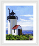 Goat Island Lighthouse Maine - Framed Print