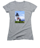 Goat Island Lighthouse Maine - Women's V-Neck
