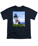 Goat Island Lighthouse Maine - Youth T-Shirt
