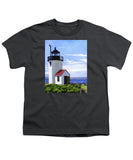Goat Island Lighthouse Maine - Youth T-Shirt