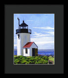Goat Island Lighthouse Maine - Framed Print