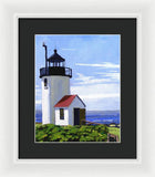 Goat Island Lighthouse Maine - Framed Print