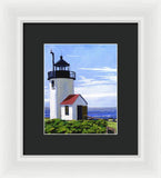 Goat Island Lighthouse Maine - Framed Print