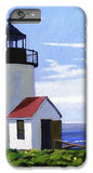 Goat Island Lighthouse Maine - Phone Case