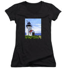 Goat Island Lighthouse Maine - Women's V-Neck