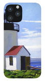 Goat Island Lighthouse Maine - Phone Case