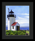 Goat Island Lighthouse Maine - Framed Print