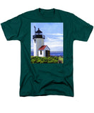 Goat Island Lighthouse Maine - Men's T-Shirt  (Regular Fit)