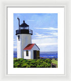 Goat Island Lighthouse Maine - Framed Print