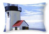 Goat Island Lighthouse Maine - Throw Pillow