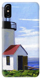 Goat Island Lighthouse Maine - Phone Case