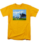 Goat Island Lighthouse Newport Rhode Island - Men's T-Shirt  (Regular Fit)