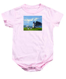 Goat Island Lighthouse Newport Rhode Island - Baby Onesie