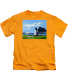 Goat Island Lighthouse Newport Rhode Island - Kids T-Shirt