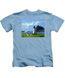 Goat Island Lighthouse Newport Rhode Island - Kids T-Shirt