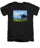 Goat Island Lighthouse Newport Rhode Island - Men's V-Neck T-Shirt