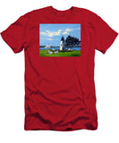 Goat Island Lighthouse Newport Rhode Island - T-Shirt