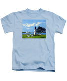 Goat Island Lighthouse Newport Rhode Island - Kids T-Shirt