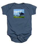 Goat Island Lighthouse Newport Rhode Island - Baby Onesie