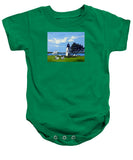 Goat Island Lighthouse Newport Rhode Island - Baby Onesie